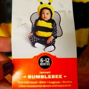 6-12 month bumble bee costume